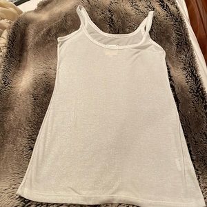 ZOA white shimery tank top